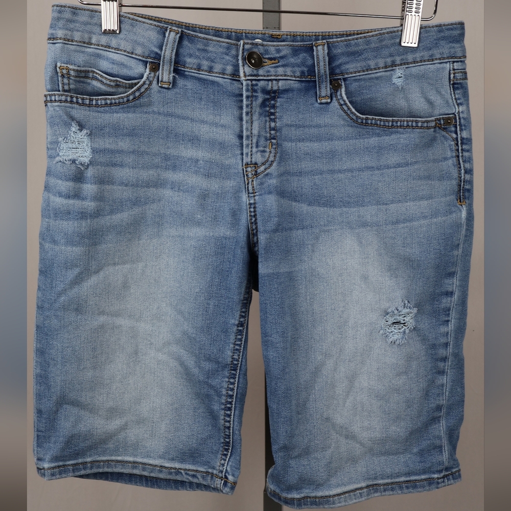 STYLUS Blue Jean Shorts for Women